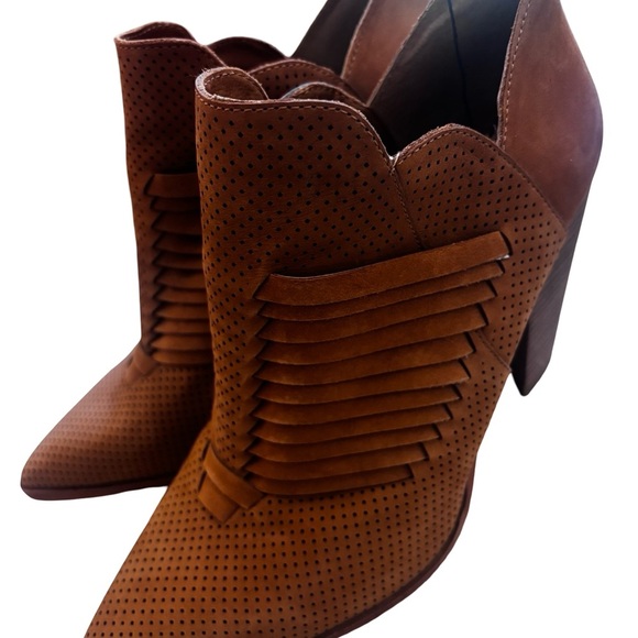 Vince Camuto Levana Tan Women's Ankle Boots Sz 10 - Picture 11 of 12